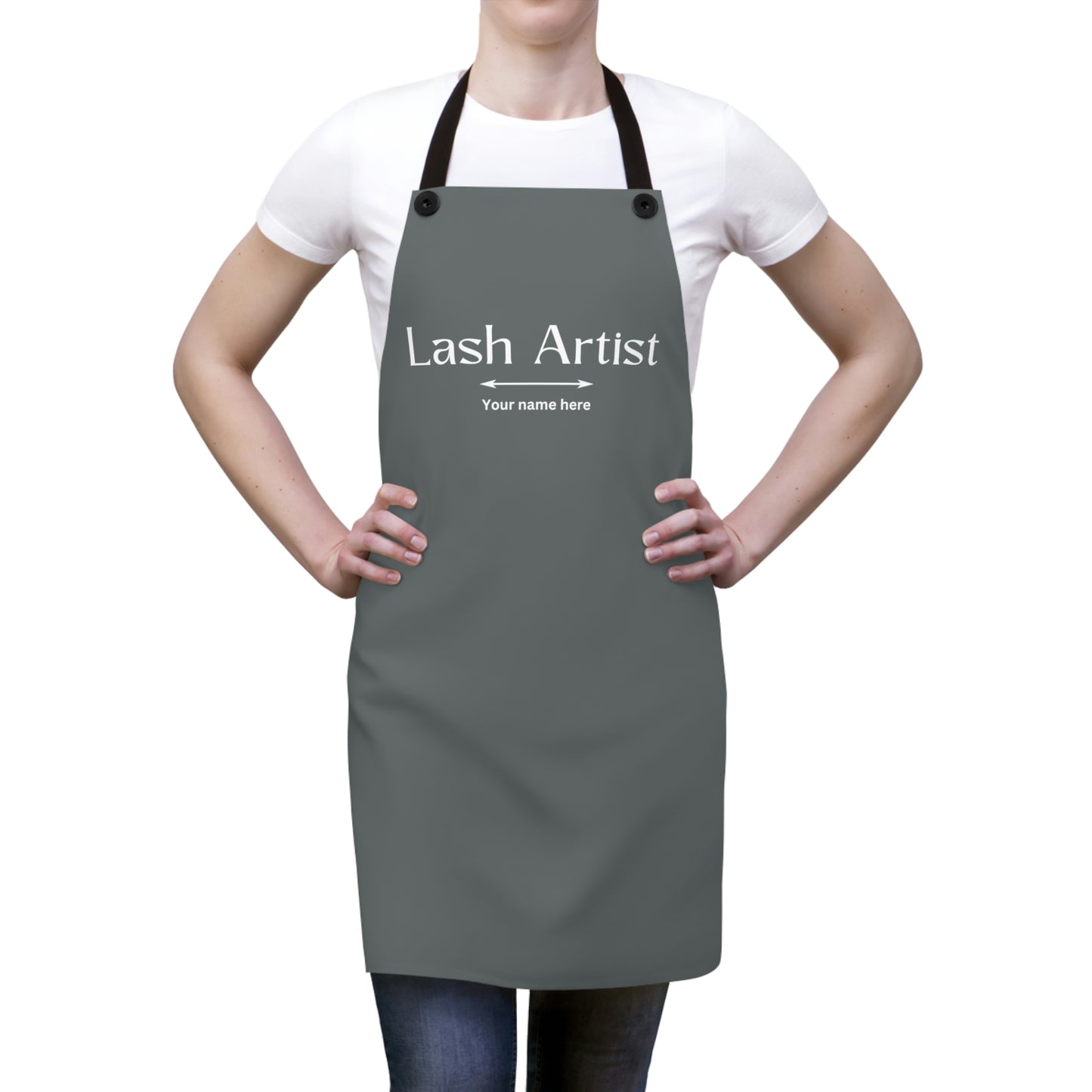 Customized Lash Extension Apron, Lash Artist Apron, Personalized Lash Extension Apron