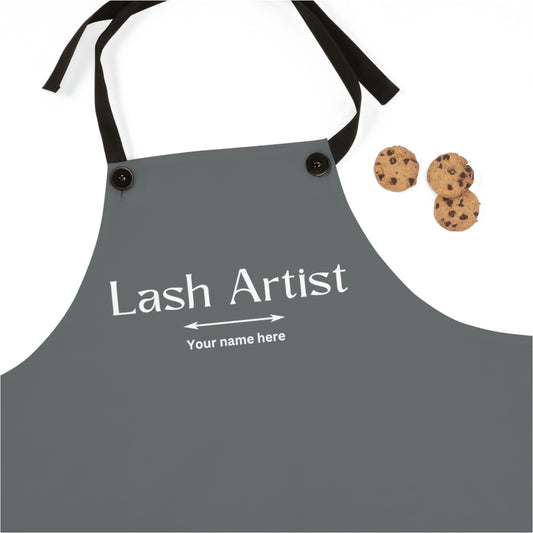 Customized Lash Extension Apron, Lash Artist Apron, Personalized Lash Extension Apron